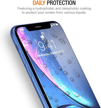 Trianium Tempered Glass Screen Protector Designed for Apple iPhone 11 (2019) / iPhone XR (2018), 3 Pack HD 0.25mm Glass 9H Film (w/Alignment Case Tool included)