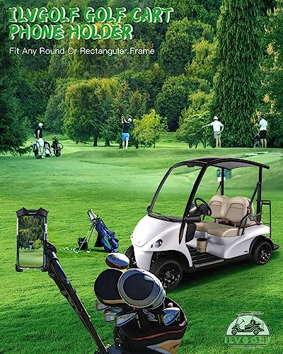 Universal Phone Holder Golf Cart, Phone Mount for Bike, Bicycle, Push Cart, Boat, Car, Stroller, Motorcycle, Fits Most Mobile Smartphones, Adjustable Handlebar Cell Phone Holder Shockproof - color: Mix