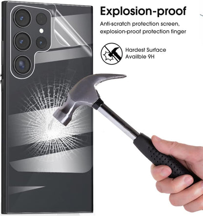 Epivol 2Pcs Screen Protector Back Film for Samsung Galaxy S24 Ultra Hydrogel Film Not Glass - color: S24 Ultra Back Film