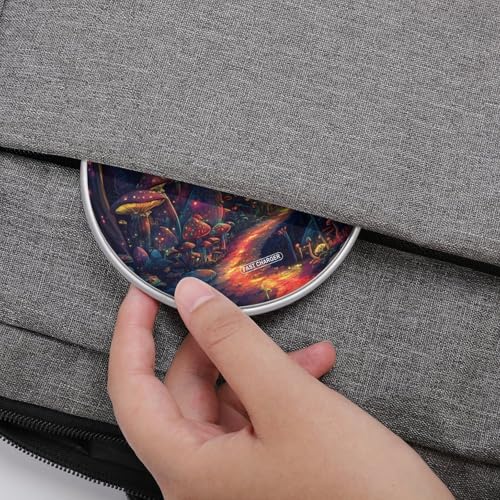 Mushroom Wireless Charger Anti-Slip Wireless Charging Pad Slim Charger Mat for Men Women