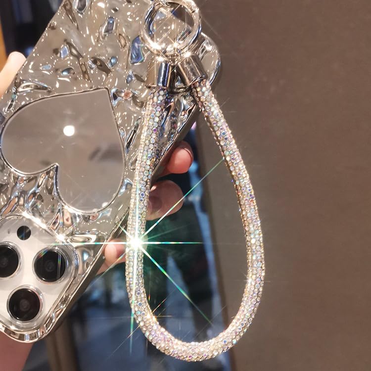 Long Pond Designer Cell Phone Wrist Strap, Anti-Lost Lanyard Wristlet Charm for iPhone 17 Pro Max&Most Cellphones, Detachable Bracelet - style: Colorful Diamond