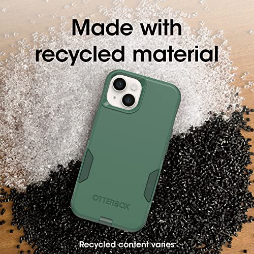OtterBox iPhone 14 & iPhone 13 Commuter Series Case - TREES COMPANY (Green), slim & tough, pocket-friendly, with port protection - color: Green