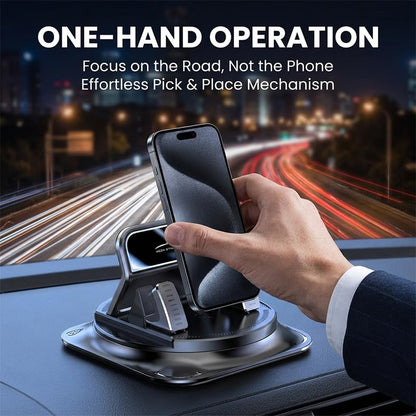 Car Phone Holder with 360 Degree Rotation 2026 Dashboard Phone Mount, 1PC