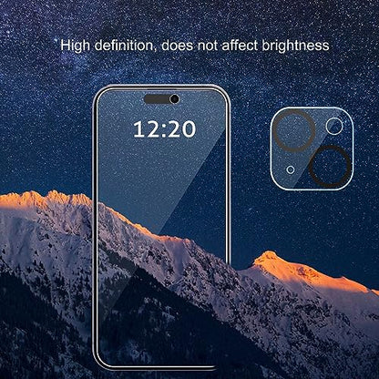 Ailun Privacy Screen Protector+Camera Lens Protector for iPhone 15