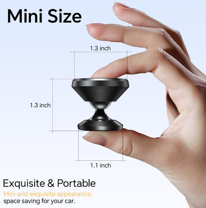 【 2-Pack 】 Magnetic Phone Holder for Car Dashboard【Strong Magnet】iPhone Magnetic Phone Mount for Car Phone Holder 【4 Metal Plate】Cell Phone Holders for Your Car Mount for iPhone 17 Pro Max Air 16 15
