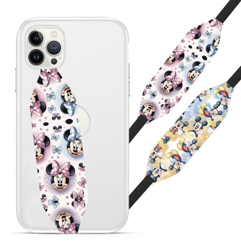 Switchbands Universal Phone Grip Strap | Phone Loop for Almost All phones | Reversible Phone Straps As Cell Phone Finger Holder | Elastic phone Grip As Phone Wrist Strap- Prism Dream