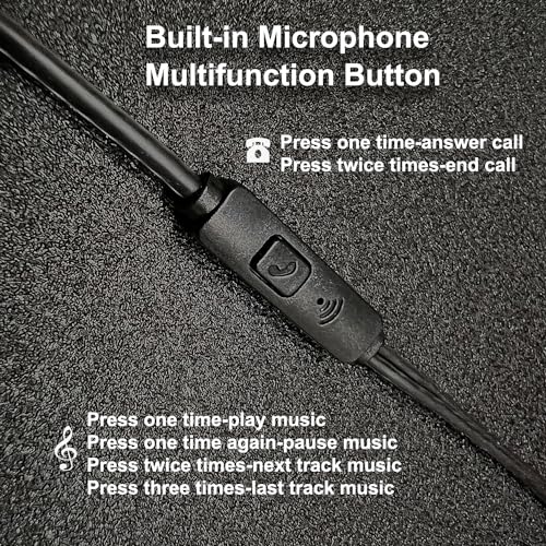 Wired Earbuds Headphones 6 Pack with Microphone Fits All 3.5mm Devices