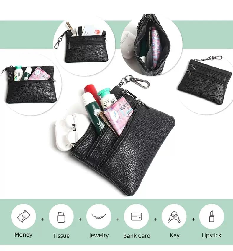 Crossbody Body Phone Holder for Women, New Phone Strap with Zippered Pouch, Adjustable Crossbody Strap - color: Coffee