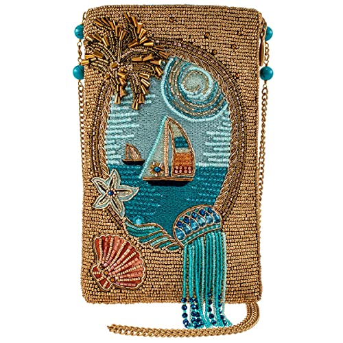 Mary Frances Sail Away Beaded Crossbody Phone Bag, Multicolor