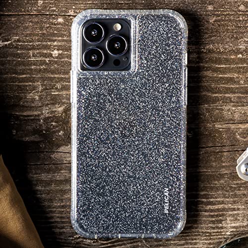 Pelican Ranger Series - iPhone 13 Case [15ft MIL-Grade Drop Protection] [Wireless Charging Compatible] Shockproof and Cute Bling Glitter Phone Case Cover for iPhone 13 6.1" with Anti Scratch - Sparkle - color: Ranger Sparkle