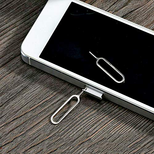 4 Pcs SIM Card Removal Opening Tool Tray Eject Pins Needle Opener Ejector Compatible with All iPhone Apple iPad HTC Samsung Galaxy Cell Phone Smartphone Watchchain Link Remover (Style A) - size: A