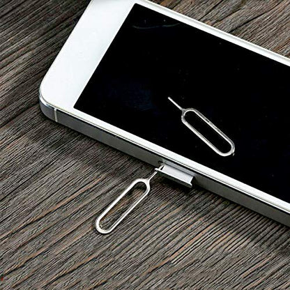 4 Pcs SIM Card Removal Opening Tool Tray Eject Pins Needle Opener Ejector Compatible with All iPhone Apple iPad HTC Samsung Galaxy Cell Phone Smartphone Watchchain Link Remover (Style A) - size: A