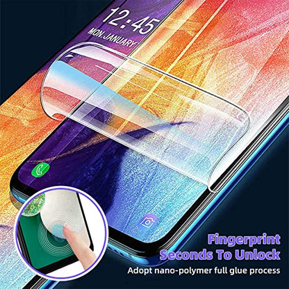 3 Pack Screen Protector Compatible for Samsung Galaxy A13 5G/4G 6.5 Inch, HD Clear Flexible Soft TPU Hydrogel Film for Samsung Galaxy A13 - Support Fingerprint Unlock, High Sensitivity - size: Samsung Galaxy A13