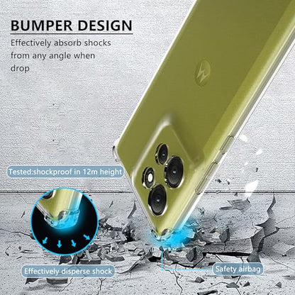 Anoowkoa Designed for Motorola Moto G86 5G Case：TPU-[Anti Yellowing] Clear Cover Phone Case.Military-Grade Shockproof.Ultra-Thin Drop-Proof and Ultra-Soft - color: Moto G86 5G