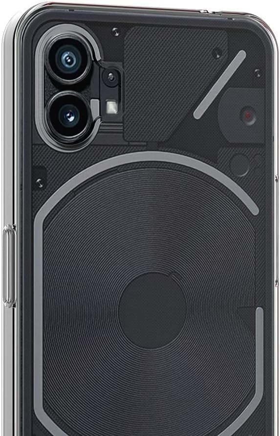 MaiJin Case for Nothing Phone 1 (6.55 inch) Soft TPU Rubber Gel Bumper Transparent Back Cover
