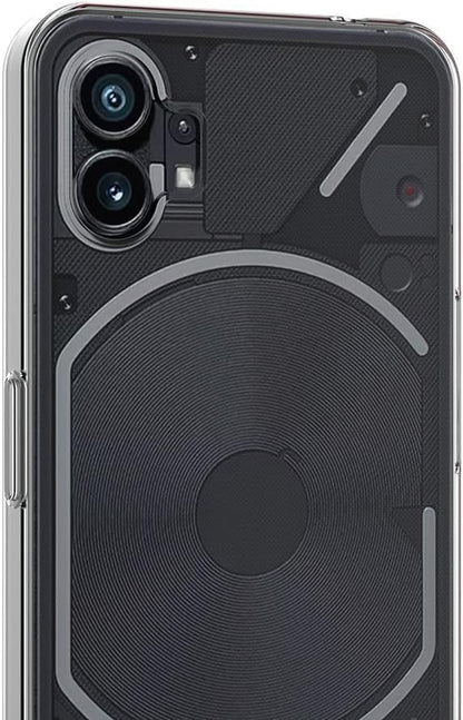 MaiJin Case for Nothing Phone 1 (6.55 inch) Soft TPU Rubber Gel Bumper Transparent Back Cover