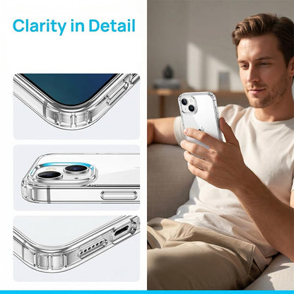 Transparent, TPU, Shock-Resistant Case, Various Models, for Phone Protection, 16