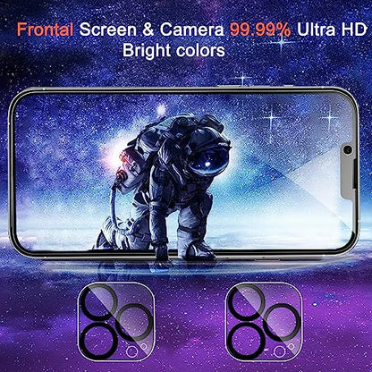 Ferilinso Privacy Screen Protector for iPhone 13 Pro, Tempered Glass - size: iPhone 13 Pro-Black