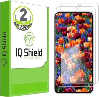 IQShield 2 Pack Screen Protector for Samsung Galaxy S22 5G 6.1 Inch, Easy Install, Anti-Scratch, Anti-Bubble, Clear TPU Film - size: 6.1-INCH