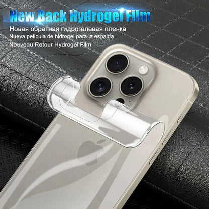 Screen Protector Hydrogel Film for iPhone, 4-Pack Front and Back Full Coverage, Compatible with iPhone 17, 16, 15, 14, Pro Max, Air Plus Models (For iPhone 17 Pro Max) - size: For iPhone 17 Pro Max