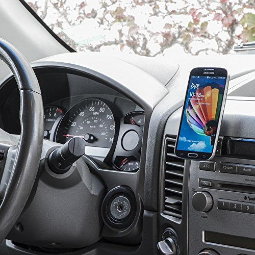 Scosche MAGFMB MagicMount Magnetic Car Phone Holder - Strong Magnet Mount for iPhone/Android - Secure Magnetic Cell Phone Mount for Flat Surfaces - Universal 360° Adjustable Mobile Cellphone Holder - size: 1 Pack, style: Adhesive Flush