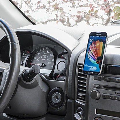 Scosche MAGFMB MagicMount Magnetic Car Phone Holder - Strong Magnet Mount for iPhone/Android - Secure Magnetic Cell Phone Mount for Flat Surfaces - Universal 360° Adjustable Mobile Cellphone Holder - size: 1 Pack, style: Adhesive Flush