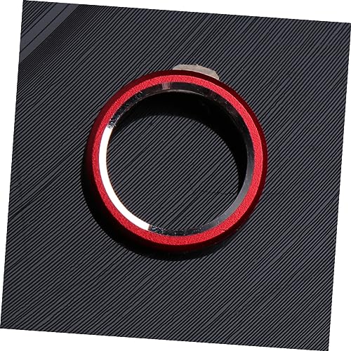 Lurrose 3pcs Metal Lens Protector Ring for Scratch-resistant Camera Lens Guard Circle Easy to Install Protection High-end Metal Texture Red - color: Red