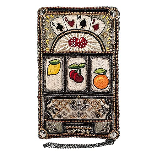 Mary Frances Payoff Beaded Crossbody Cell Phone Bag, Multicolor