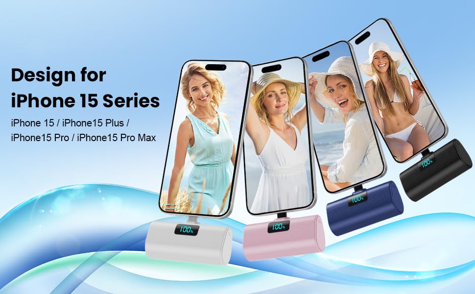 [2-Pack]Portable Charger for iPhone 17/16/15 Series,Upgraded 6000mAh PD USB C Power Bank Built-in USB-C Connector, Battery Pack Compatible with iPhone 17/17 Pro/17 Pro Max/16/15 Series,Galaxy,Android - color: A-Black+White