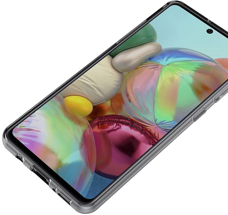 MaiJin Case for Samsung Galaxy A71 5G (6.7 inch) Soft TPU Rubber Gel Bumper Transparent Back Cover