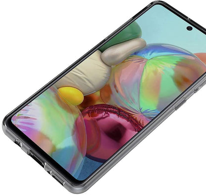 MaiJin Case for Samsung Galaxy A71 5G (6.7 inch) Soft TPU Rubber Gel Bumper Transparent Back Cover