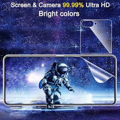 Ferilinso Screen Protector for Samsung Galaxy Z Flip 7, Tempered Glass Back - size: Samsung Galaxy Z Flip 7-Clear