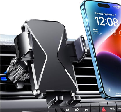 DOLYOFG Car Phone Holder Vent [Thick Cases Friendly] Phone Mount for Car Air Vent 360° Rotate Hands Free Cell Phone Holder for Car Automobile Cradle for All iPhone Android Smartphone - style: new model