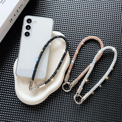 2Pcs Phone Crossbody Lanyard and Wrist Strap, Universal Cell Phone Lanyard Strap with 2Tether Tab - color: J