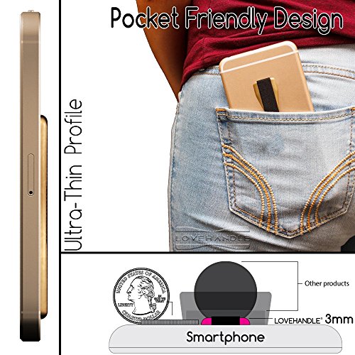 LOVEHANDLE Original Phone Grip 2-Pack - Pineapple Flower Field