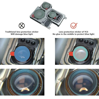 Phone Camera Lens Protection Stickers 328pcs in 6 Sizes Anti-Scratch Dust-Proof YCS