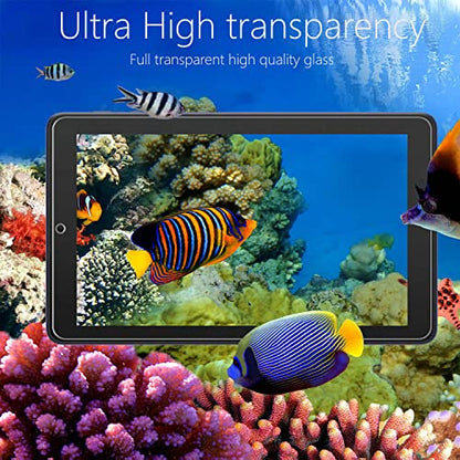 2 PCS Glass screen Protectors for Onn 7 inch Tablet 2024 model, Tempered Glass Scratch resistance case friendly 9H hardness Screen saver for Surf Onn 7.0 inch tablet 2024 released 4th Gen