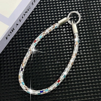 2Pcs Phone Crossbody Lanyard and Wrist Strap, Universal Cell Phone Lanyard Strap with 2Tether Tab - color: O